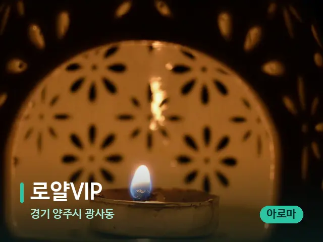 경기 양주시 광사동 로얄VIP — 아로마 오일을 쓰는 관리 장면